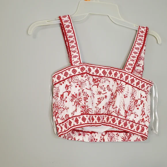 Japna 2pc Set Bohemian Floral Maxi Skirt with Top Cotton Size Small - Picture 4 of 8